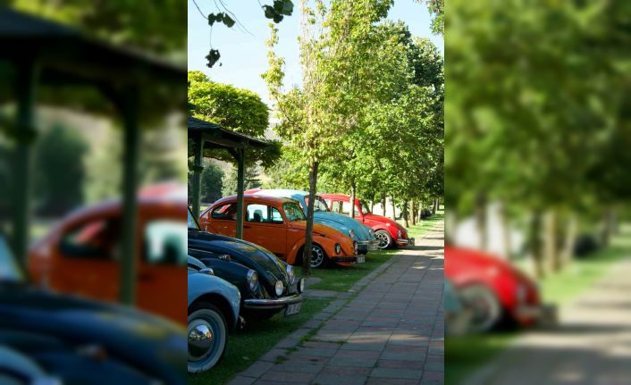 50 aracın katıldığı ’Vosvos’ kampı renkli görüntülere sebep oldu