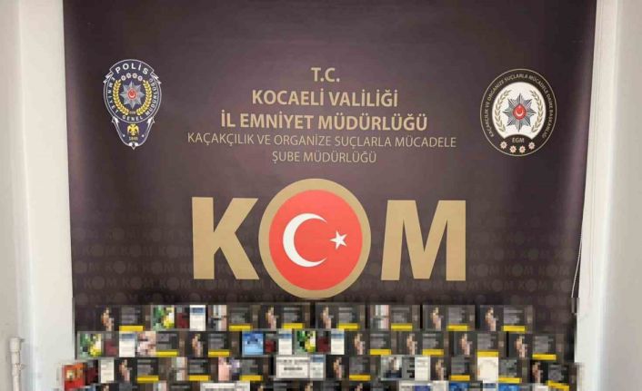 6 bin 720 dal içi tütünle doldurulmuş makaron ele geçirildi