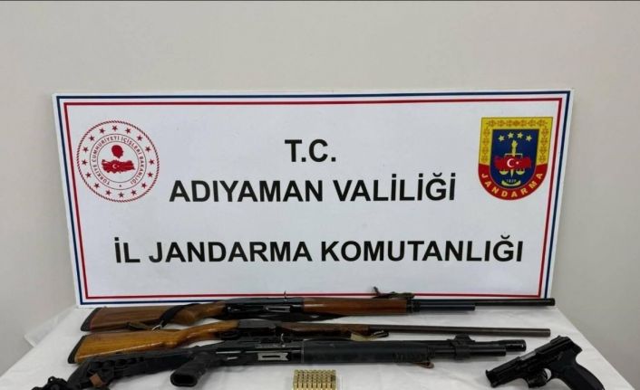 Adıyaman’da silah kaçakçılığı operasyonu: 1 gözaltı