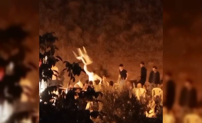 Alkol kavgasında gelin ve damat tarafı birbirine girdi