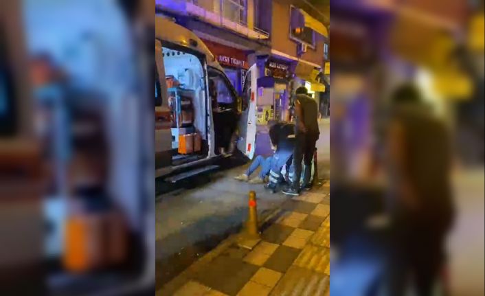 Alkollü şahıs caddeyi karıştırdı