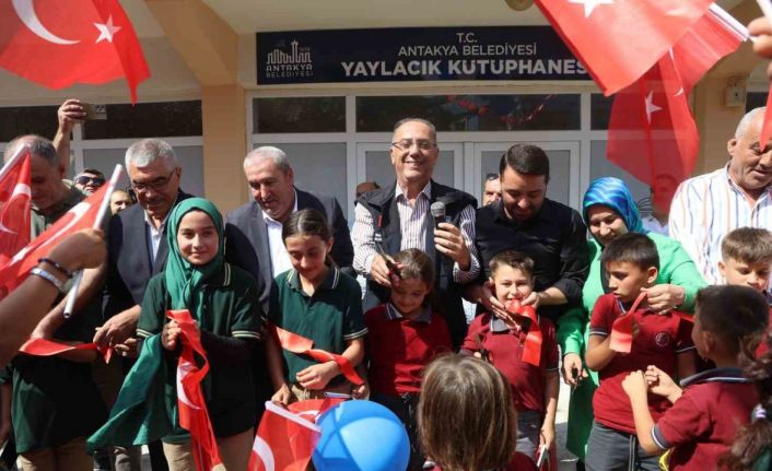 Antakya Belediyesi, Yaylacık Mahallesi’nde açtığı kütüphaneyle çocukları kitapla buluşturdu