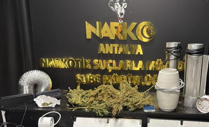 Antalya’da 1 haftada uyuşturucu madde suçundan 13 şahıs tutuklandı