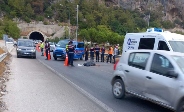 Antalya’da motosiklet kazası: 1 ölü