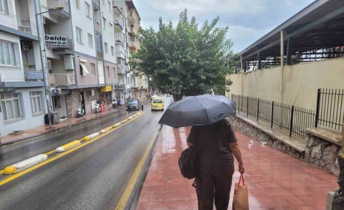 Aydın 4 ay sonra yağmur yüzü gördü