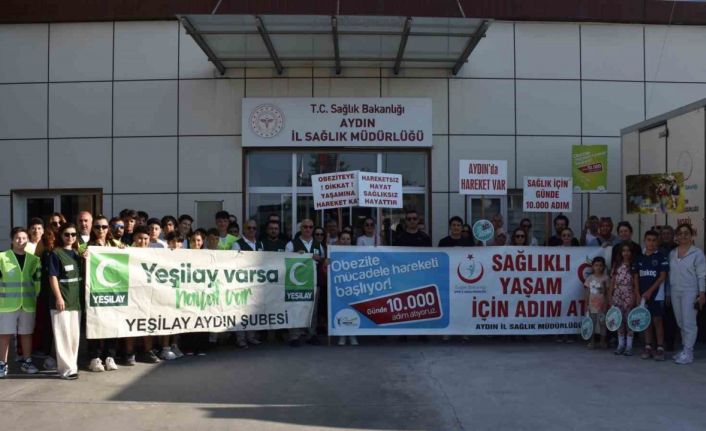 Aydın’da sağlıklı yaşam için yürüdüler