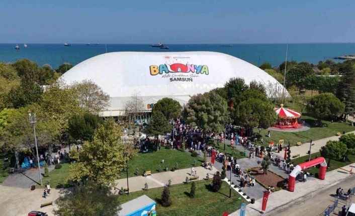 Balonya ilk 6 günde 13 bin 630 çocuğu ağırladı