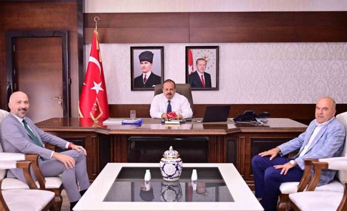 Başkan Arıkan, Vali Canbolat ile bir araya geldi