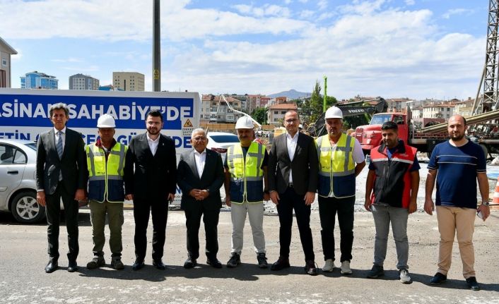 Başkan Büyükkılıç ile Başkan Okandan’dan, Sahabiye Projesi 2. Etap çalışmalarına inceleme
