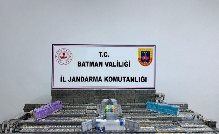 Batman’da kaçak sigara ele geçirildi