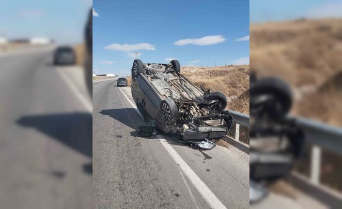 Bayburt’ta trafik kazası: 2 yaralı