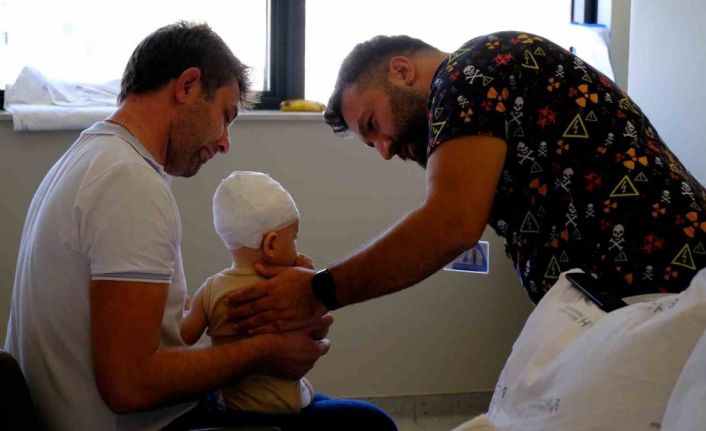 Beyin kanaması geçiren Çınar bebek doktorun hızlı müdahalesiyle şifa buldu