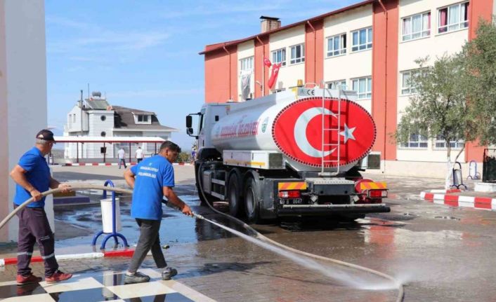 Bozdoğan Belediyesi okullardaki çalışmaları tamamladı