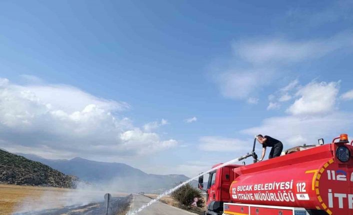 Bucak’ta arazi yangını