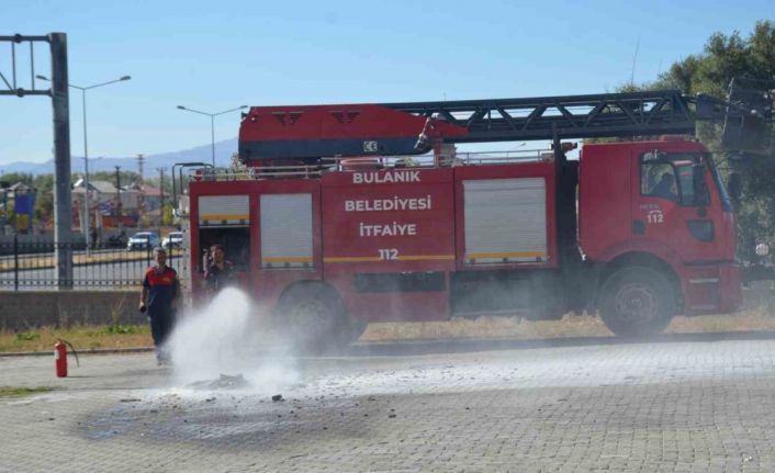 Bulanık Kaymakamlığında yangın tatbikatı yapıldı