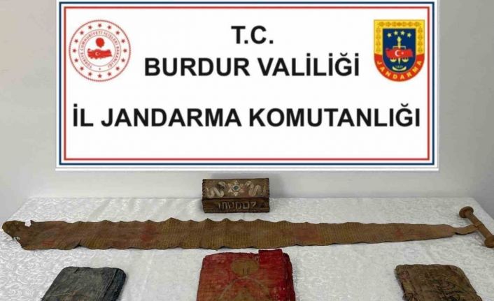 Burdur’da tarih eser operasyonu