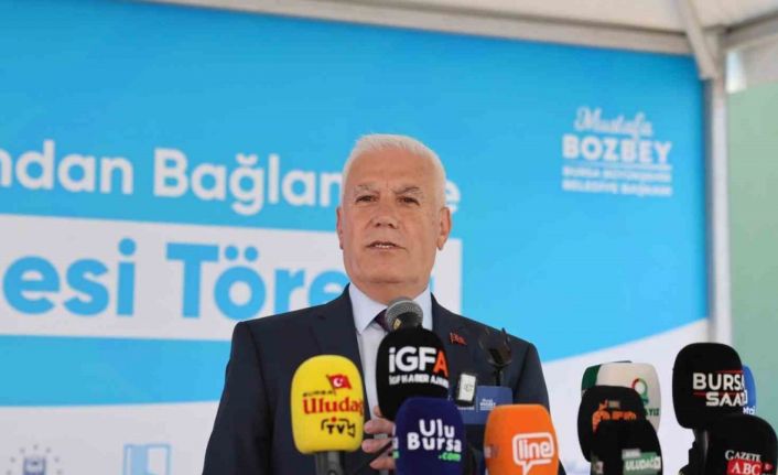 Bursa’ya can suyu olacak vana açıldı!