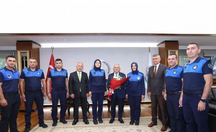 Büyükkılıç, 199. kuruluş yıl dönümü ve Zabıta Haftası’nda zabıta teşkilatı mensuplarını kabul etti