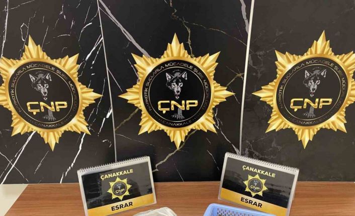 Çanakkale’de uyuşturucu operasyonu: 5 tutuklama