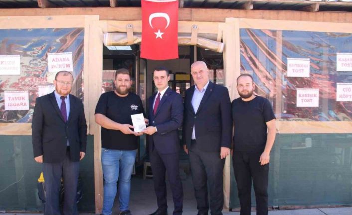 Çilimlili esnaflar unutulmadı