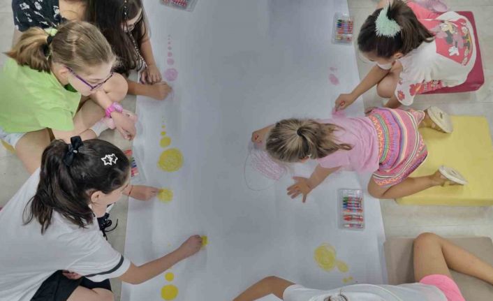 Çocuklar kitapların basımını yaşayarak öğrendi