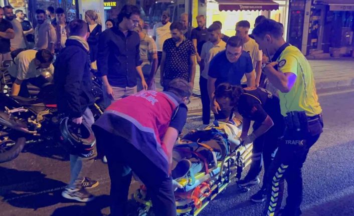 Çorlu’da trafik kazası: 2 yaralı