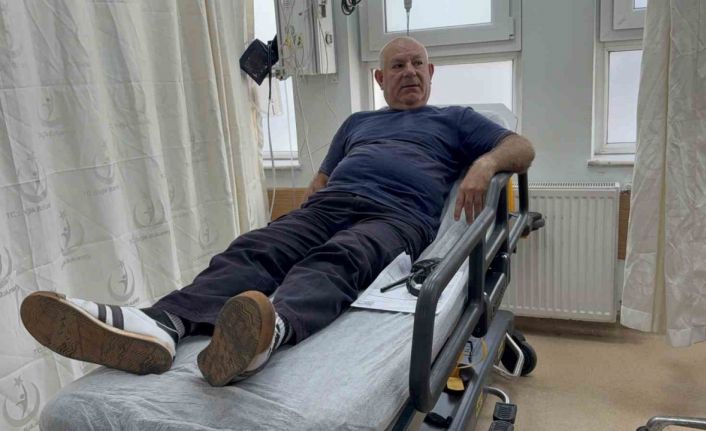 Darbedilen kadını kurtarmak isterken kendisi saldırıya uğradı