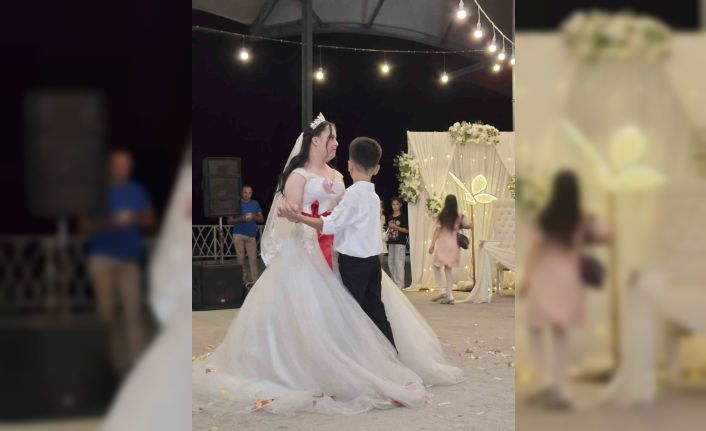 Down sendromlu Gülsüm’ün beyaz gelinlik hayali gerçek oldu