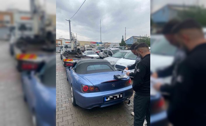 Drift atan sürücüye 50 bin TL ceza