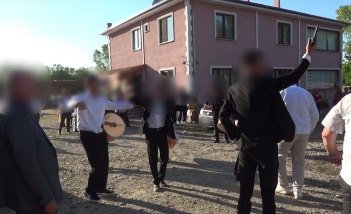 Düğünde maganda kurşunuyla 1 kişi yaralandı, 8 kişi gözaltına alındı