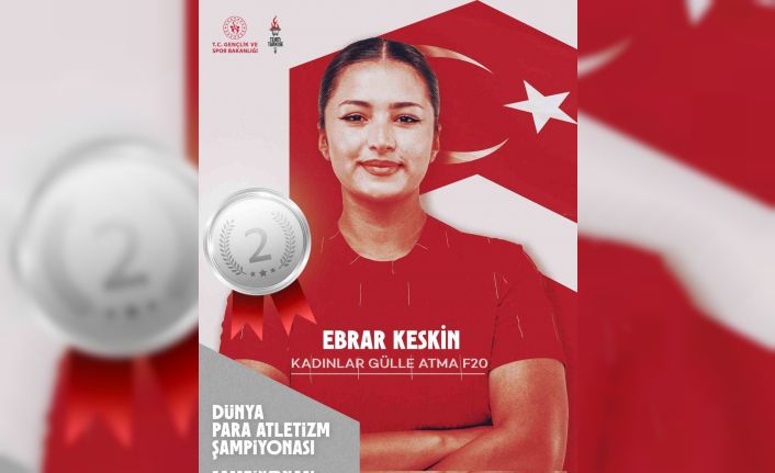 Dünya Para Atletizm Şampiyonası’nda 1 gümüş, 1 bronz madalya