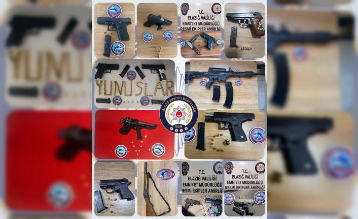 Elazığ’da kesinleşmiş hapis cezasıyla aranan 81 şüpheli yakalandı