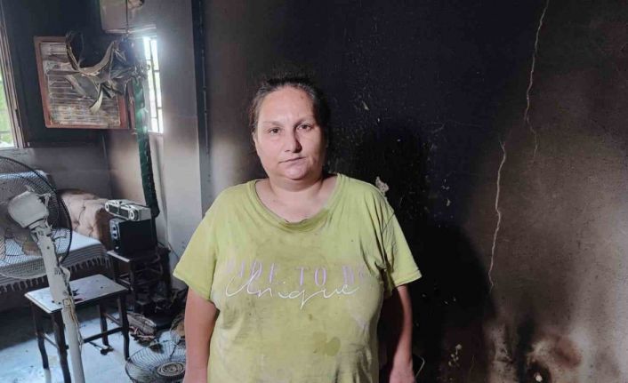 Evi yanan anne-kız oto yıkamacıda yaşamaya başladı