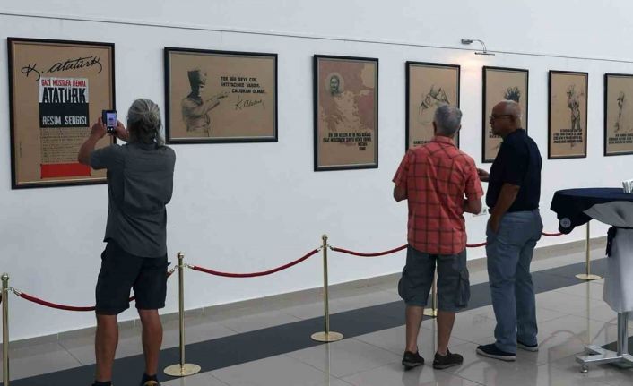 Gazi Mustafa Kemal Atatürk Sergisi sanatseverlerle buluştu