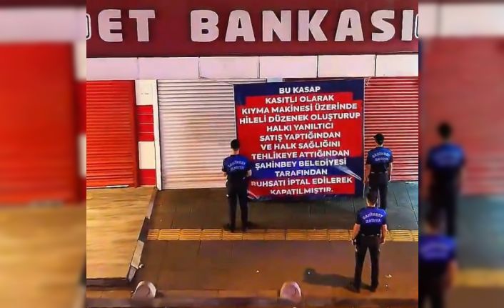 Gaziantep’te kasapta akılalmaz düzenek: Bozuk etleri vatandaşa yedirmiş