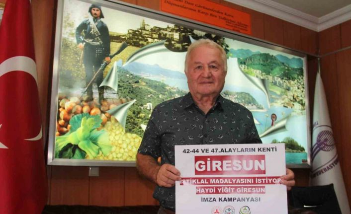 Giresun’a ’Yiğit’ unvanı için imza kampanyası başlatıldı