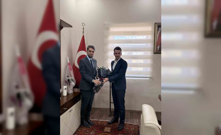 İlçe Müftüsü Aksoy, Kaymakam Aytürk’ü ziyaret etti