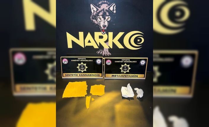 Isparta’da uyuşturucu operasyonunda 2 şüpheliye adli işlem