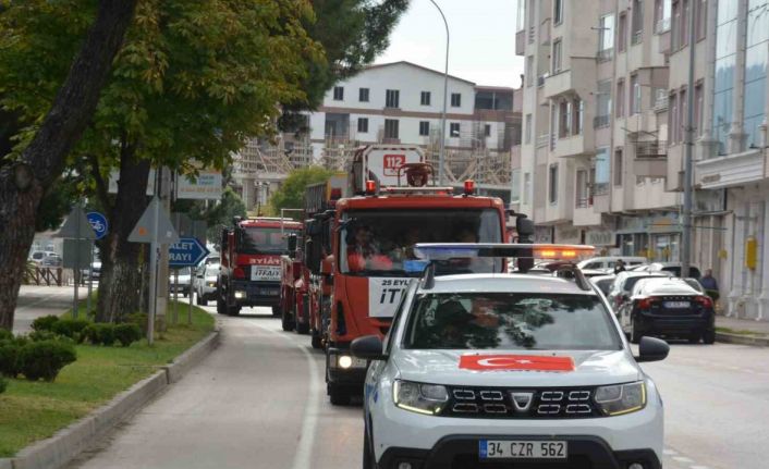 İtfaiyenin kuruluş yıl dönümü kutlaması