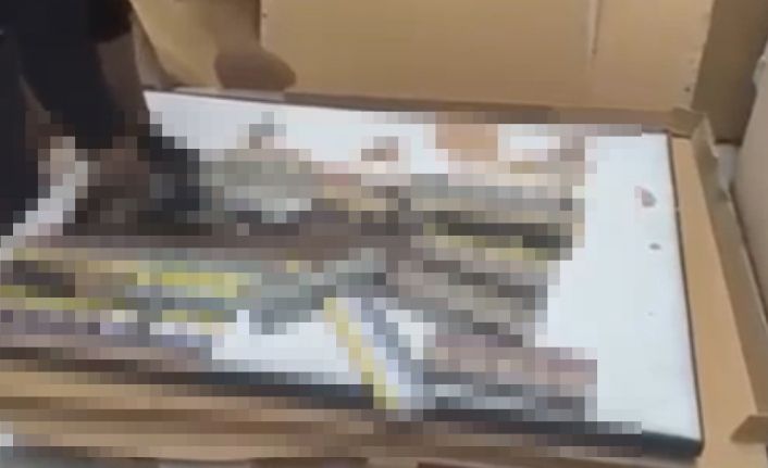 Kaçak sigaraları yemek masasına sakladı: 1 gözaltı