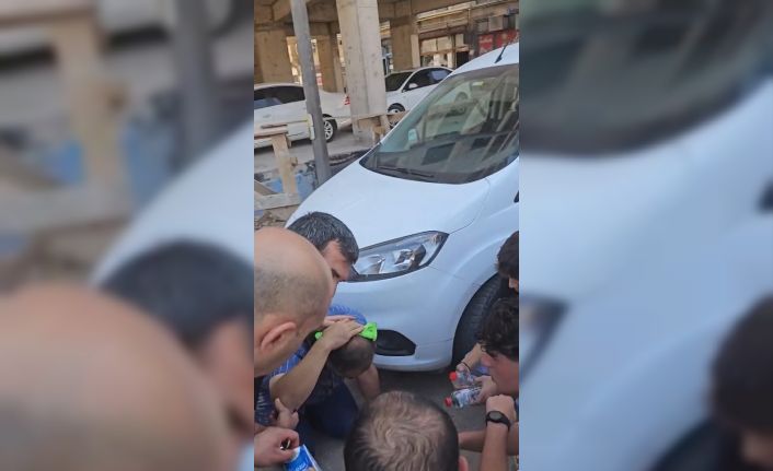 Kafasına inşaattan tuğla düşen şahıs yaralandı