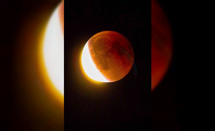 Kanlı Ay tutulması Bursa’dan izlendi