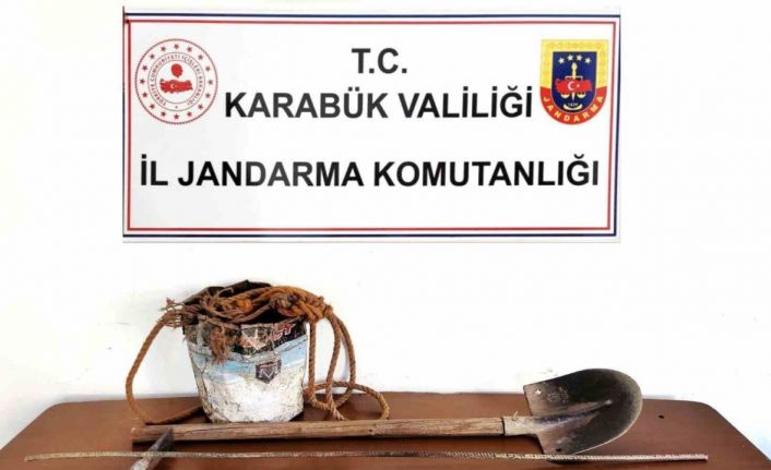 Karabük’te izinsiz kazı yapan 2 kişi suçüstü yakalandı