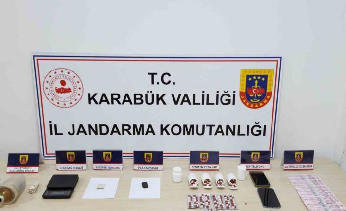 Karabük’te uyuşturucu operasyonu: 3 gözaltı