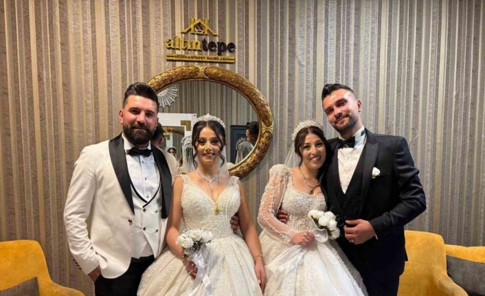 Kardeşler birbirlerine bacanak ve elti oldu