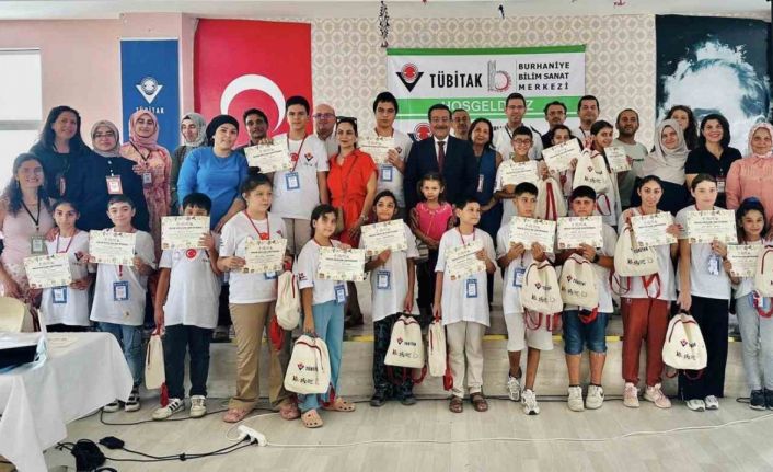 Kaymakam Atilla, TÜBİTAK projesi kapanış törenine katıldı