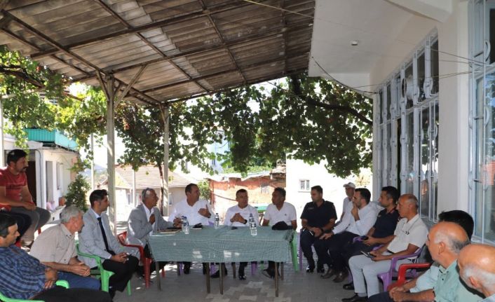 Kaymakam Bayram gazileri ziyaret etti