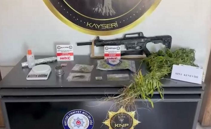 Kayseri’de 287 kök kenevir ele geçirildi: 1 gözaltı