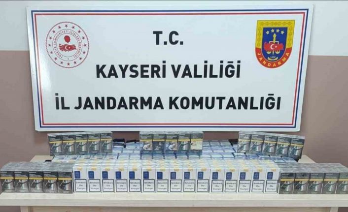 Kayseri’de kaçak sigara operasyonu