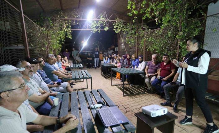 Kepez’de site sakinlerine afet farkındalık eğitimi